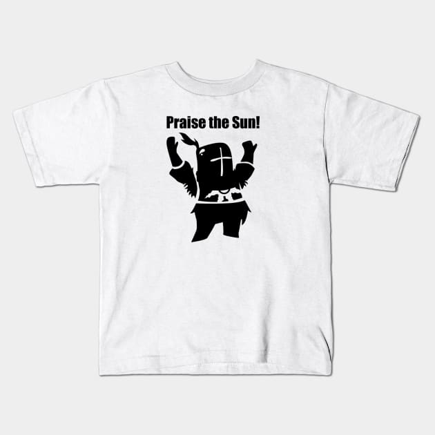 Praise the Sun! Kids T-Shirt by Miebk